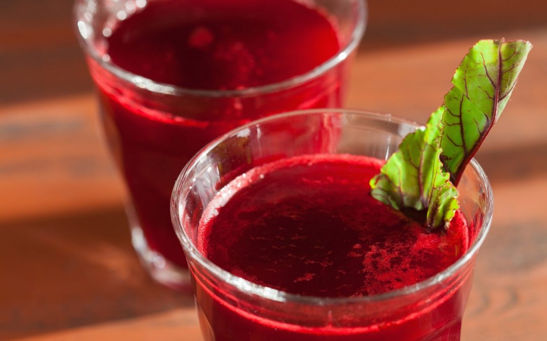 fresh healthy beetroot juice